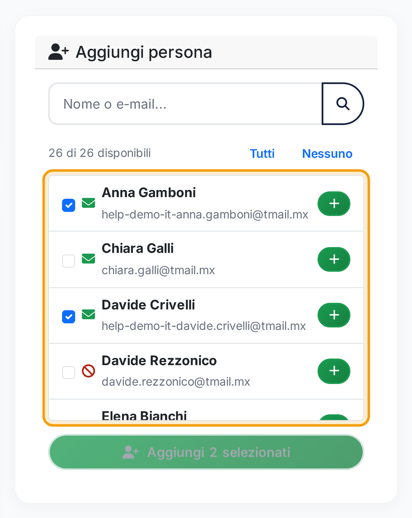Gruppo Coro dei bambini: scegliere bambini di classi diverse